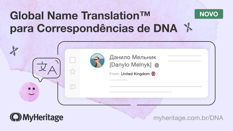 Novo: Global Name Translation™ para correspondências de DNA
