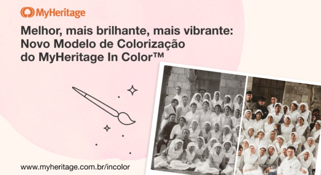 MyHeritage In Color™ – Novo e melhorado modelo de colorização
