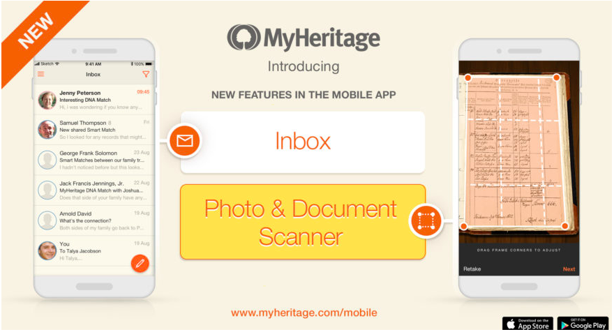 Novas funções do aplicativo: Caixa de Entrada e Scanner, parte 2