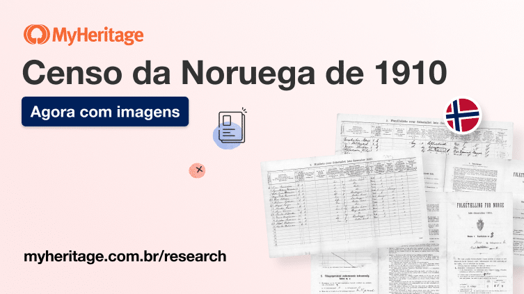 MyHeritage adiciona imagens de alta qualidade à coleção do censo da Noruega de 1910