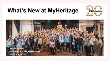 O que há de novo no MyHeritage: nosso fundador e CEO Gilad Japhet palestra na RootsTech 2023