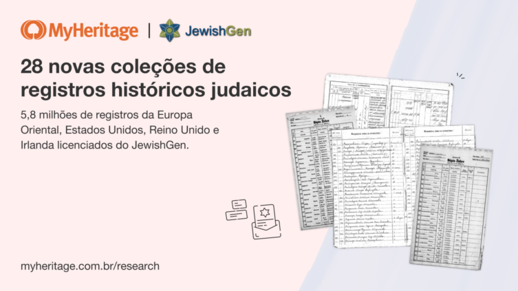 MyHeritage adiciona 28 coleções de registros históricos judaicos