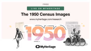 MyHeritage publica o Censo dos EUA de 1950 – Pesquise GRATUITAMENTE!
