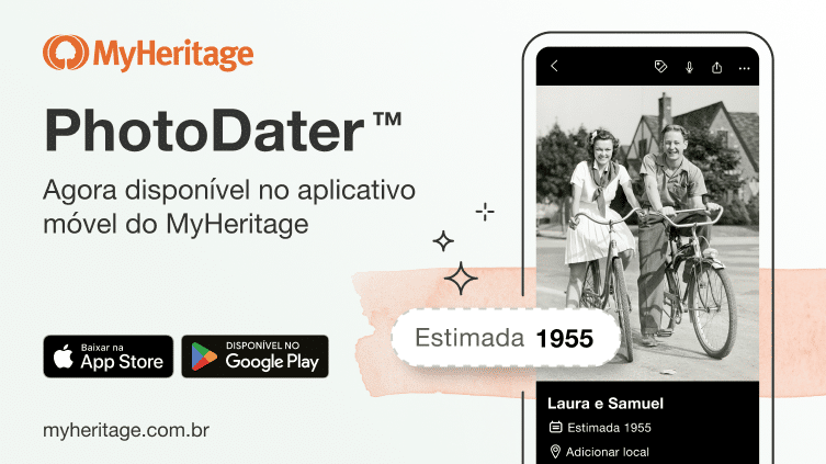 PhotoDater™ agora disponível nos aplicativos móveis MyHeritage e Reimagine