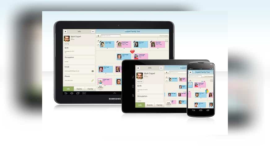 Aplicativo móvel MyHeritage: Agora para tablets Android!