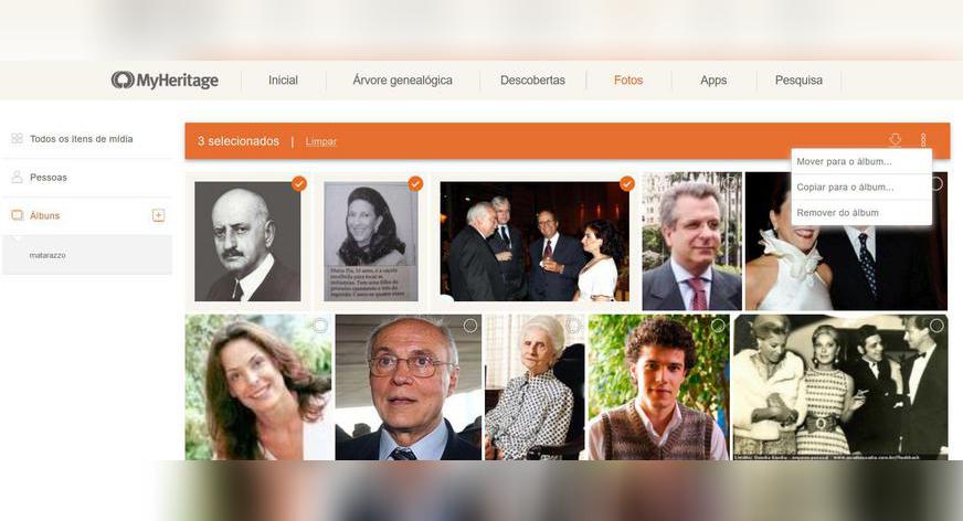 A nova galeria de fotos do MyHeritage