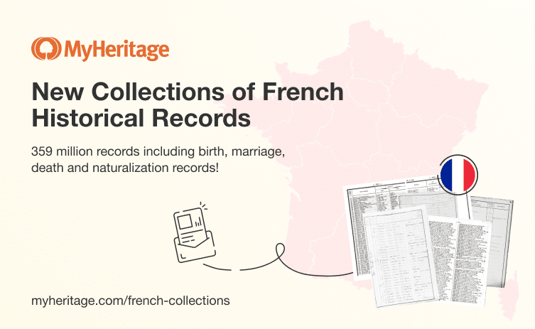 MyHeritage publica 359 milhões de registros históricos adicionais da França