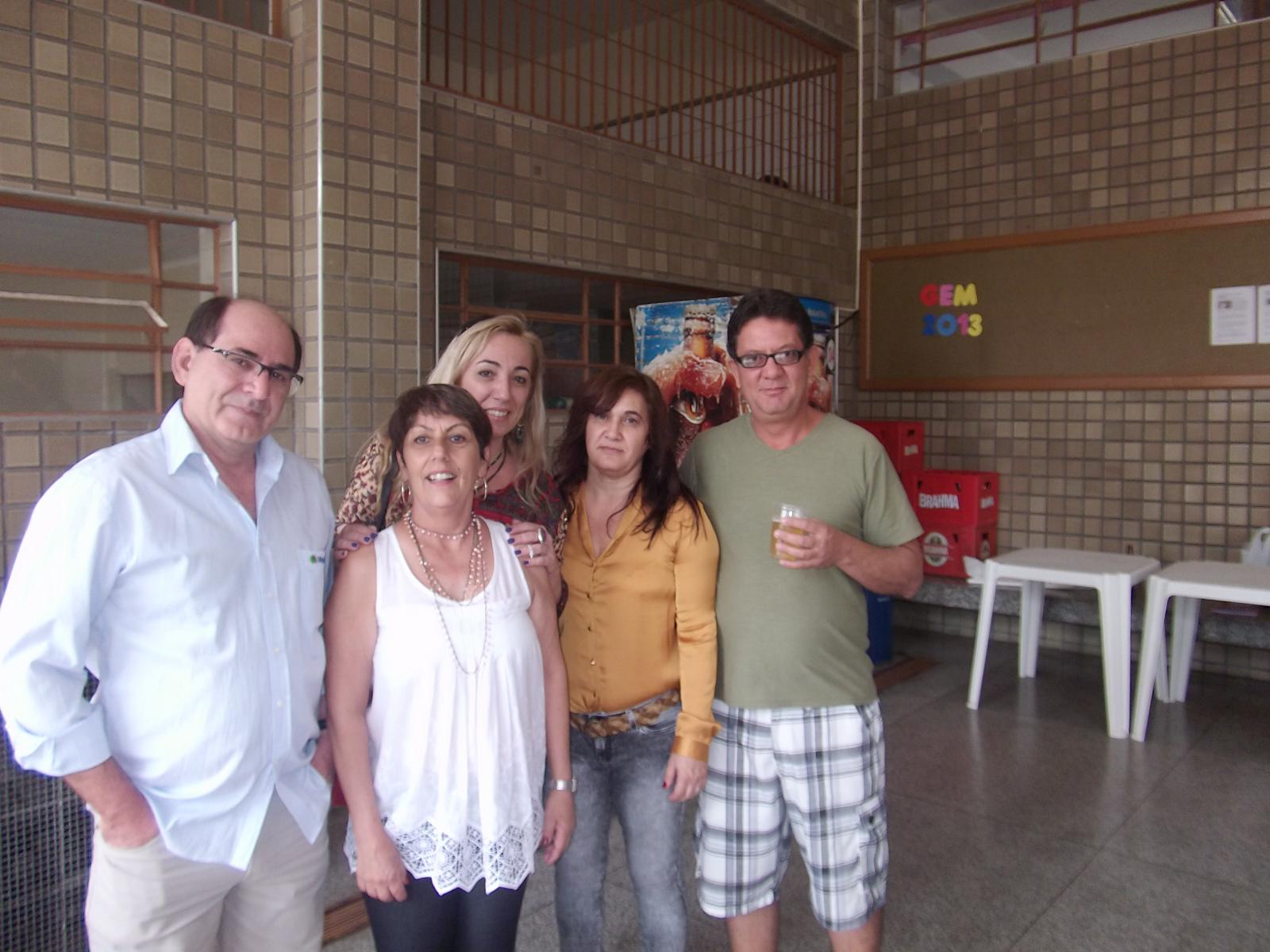 Família Faraco Encontro em Varginha, MG - 2013 (Walter Olivas, Lili Estela, Cíntia, Maria de Fátima e Augusto César Faraco)