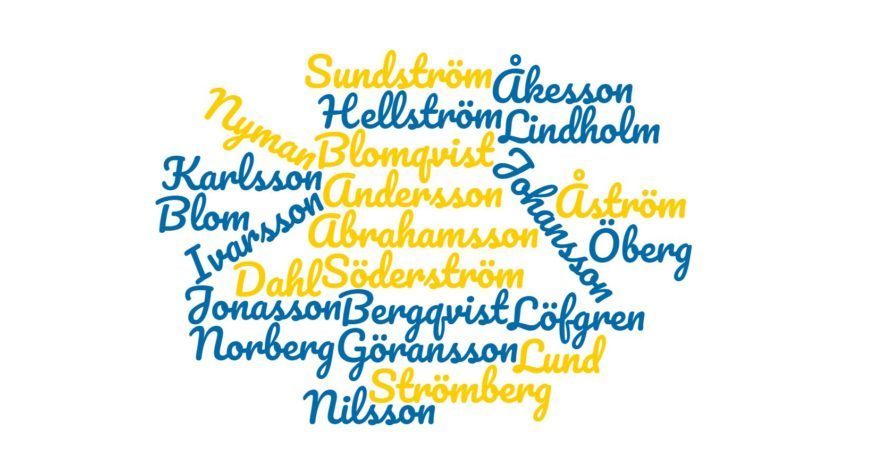 O que há em um nome? Um guia para sobrenomes suecos e pesquisa de genealogia
